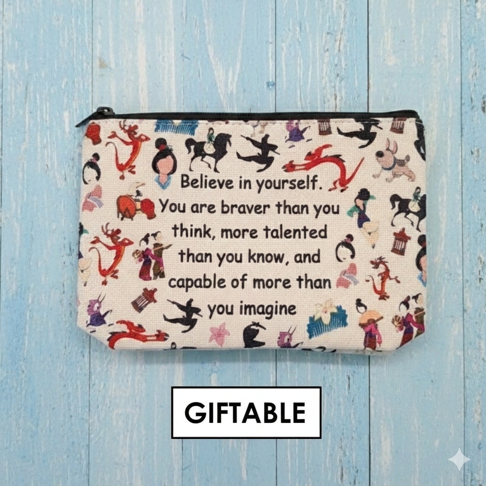🛍️ Bundle Savings: NWOT Multifunctional Canvas Zipper Pouch 🎁⭐